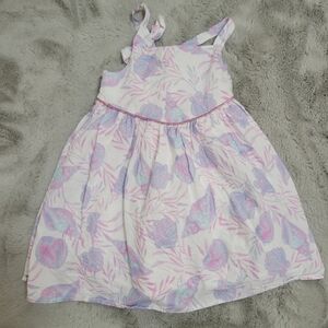 Max Studio Kids Purple Seashell Print Sundress